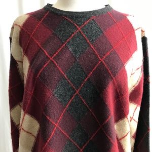 Burberry Mens Argyle Sweater Size Medium